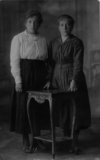 Ritratto di Lidia e Angiolina Gianini