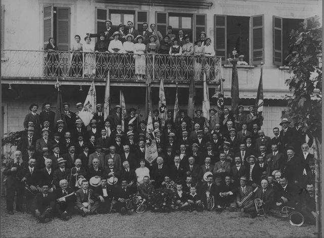 Festa d'inaugurazione del vessillo sociale dei buralisti e depositari postali "Sezione Ticino"