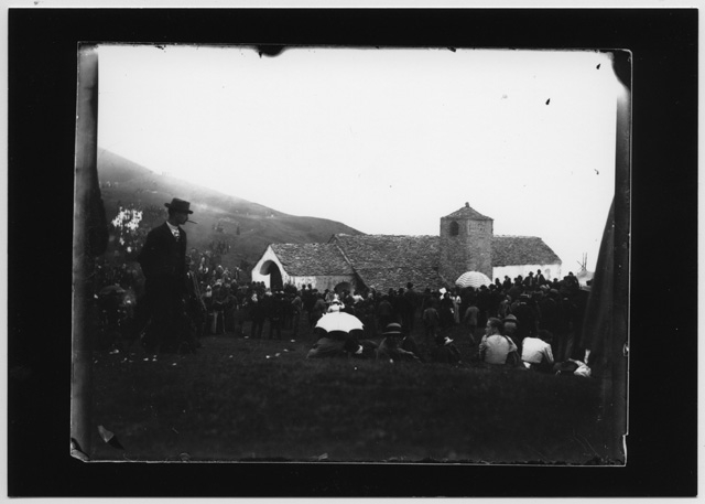 Arrivo della processione alla chiesa di San Lucio