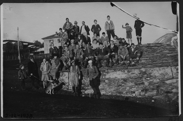 Ritratto di componenti del CAS Ticino a Condra