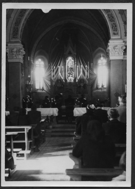 Matrimonio dei coniugi Airoldi nella chiesa di Vaglio