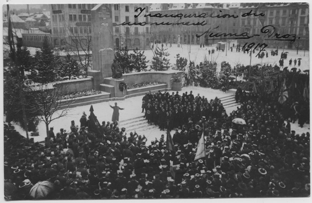 Inaugurazione del monumento al consigliere federale Numa-Droz