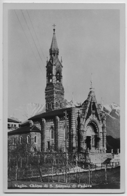 Cartolina della chiesa di Sant'Antonio a Vaglio