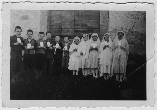 Prima Comunione di bambini di Certara