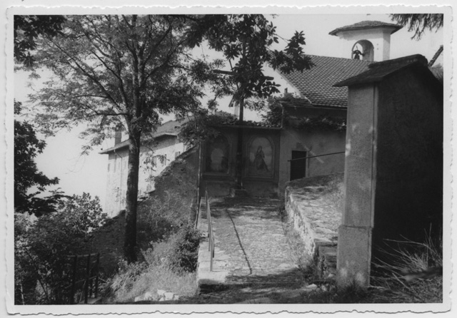Il Convento di Bigorio con l'ultima stazione della Via Crucis