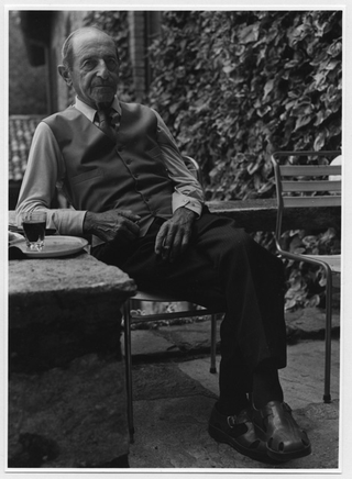 Ritratto di uomo in occasione delle vacanze per anziani organizzate al Convento