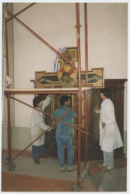 Tentativo di trasferimento del Crocifisso nella chiesa del Convento