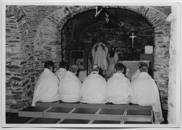 Messa per la benedizione della Cappella nel Convento di Bigorio