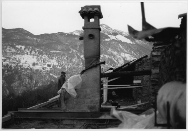 Lavori di rifacimento del tetto del Convento di Bigorio
