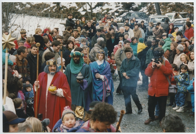 Arrivo dei Re Magi al Convento di Bigorio
