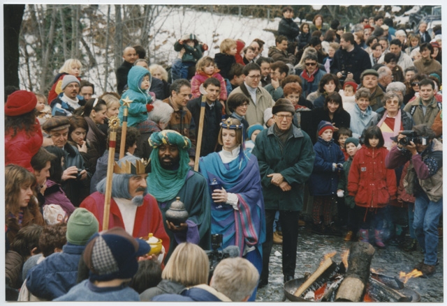 Arrivo dei Re Magi al Convento di Bigorio