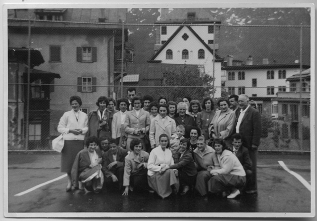 Gita degli operai della fabbrica d'orologi Frieden