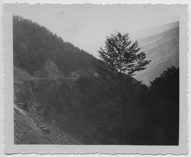 Costruzione della strada della Val Colla