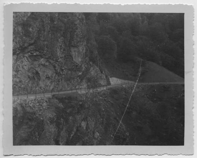 Costruzione della strada tra Piandera e Madonna d'Arla