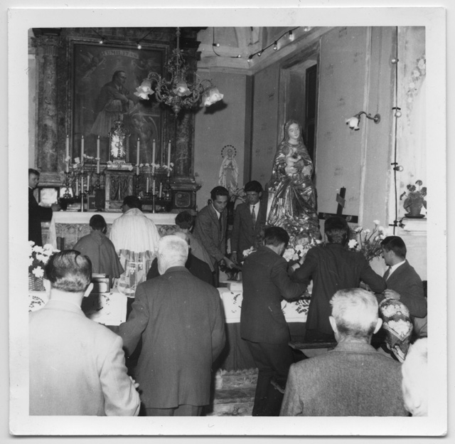 La Madonna Pellegrina nella chiesa di Lugaggia