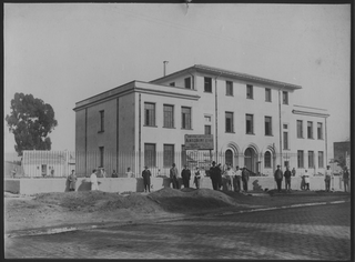 Costruzione di un edificio da parte dell'impresa Antonini di Lugaggia