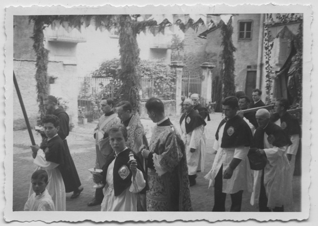 Processione per la festa della Madonna del Carmine a Sala Capriasca