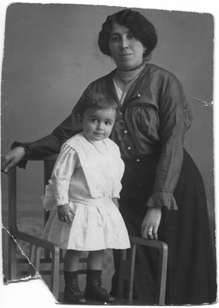 Edvige Talamona con la figlia Pia