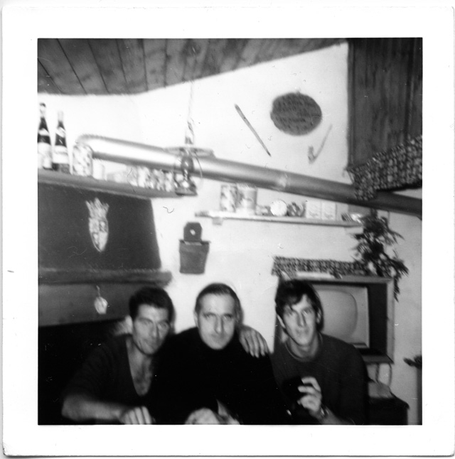 Mario Stampanoni, Albino Quadri e il figlio Mauro a Condra