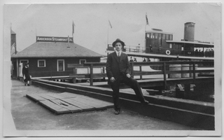 Nicola Riva al porto di Seattle