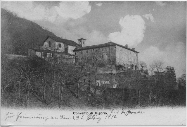 Cartolina del Convento di Bigorio