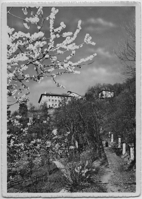 Cartolina del Convento di Bigorio e Via Crucis