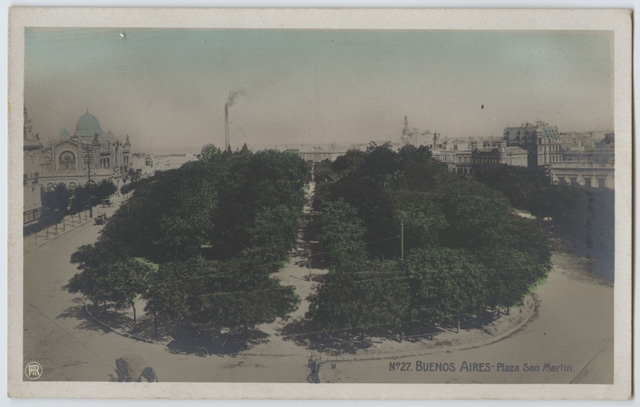Veduta di Piazza San Martin di Buenos Aires