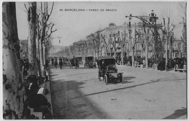 Veduta del Paseo de Gracia