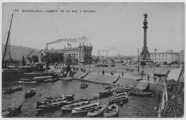 Veduta della Puerta de la Paz y Aduana