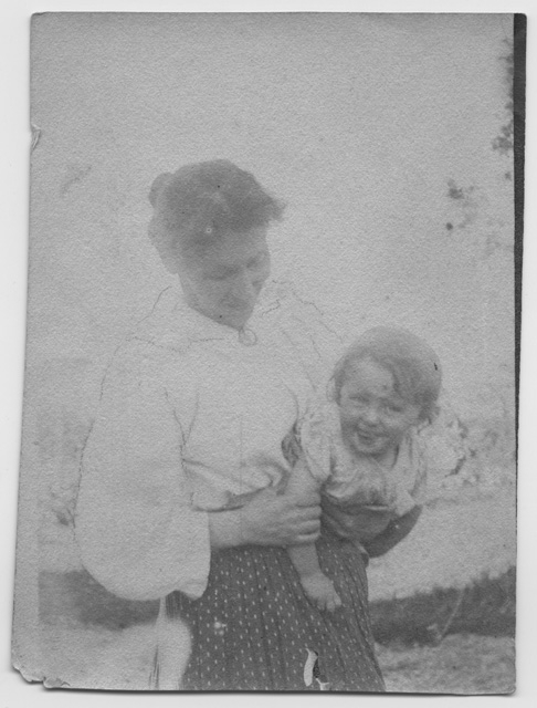 Ritratto di Adele Rossi con bambina