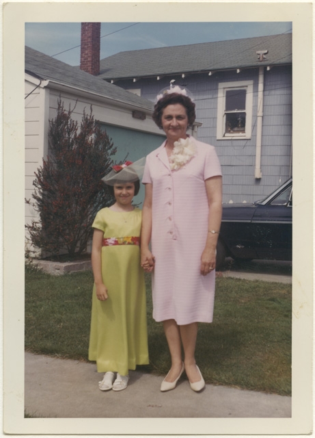 Ritratto di Marta Canonica e figlia