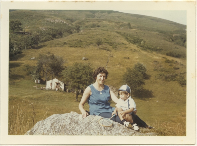 Valeria Canonica e Daniele Tosellini in posa sui Monti di Nava