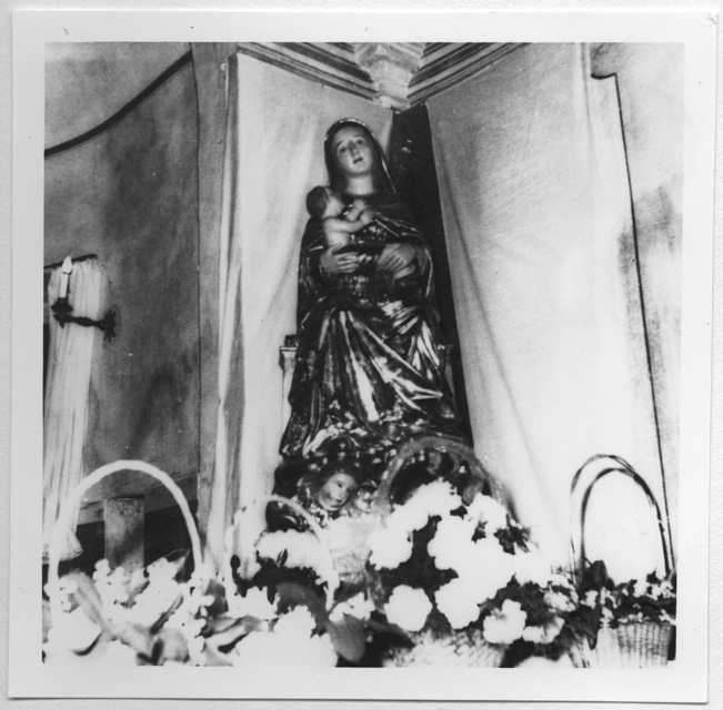 Madonna con bambino della chiesa di San Bernardo a Roveredo