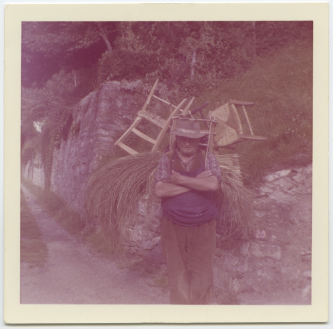 Il riparatore di sedie, "Ul Cadregatt" a Mièra