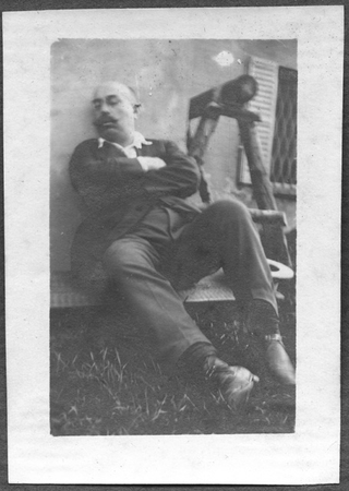 Ritratto di uomo addormentato