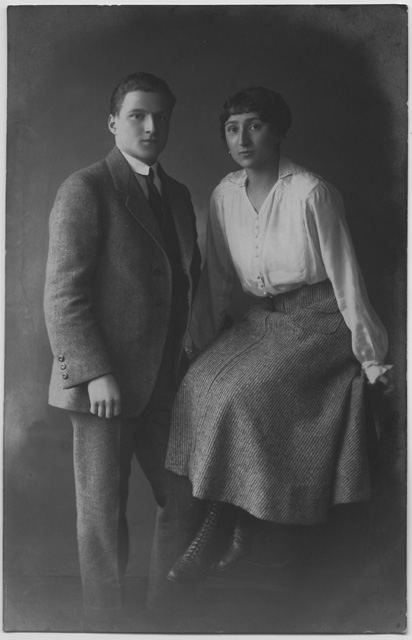 Ritratto di Costante e Rosy Scalmanini