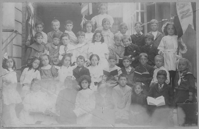 Ritratto di classe elementare a San Francisco