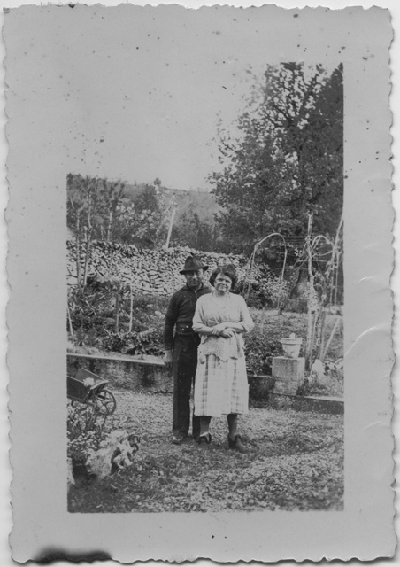 Giovanni Deluigi con una donna a Brest