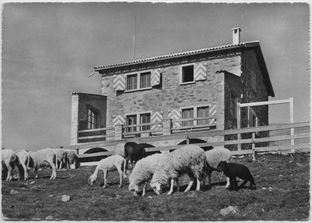 Cartolina della Capanna del Monte Bar