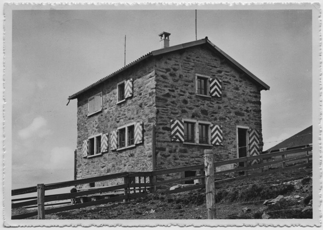 Cartolina della Capanna del Monte Bar