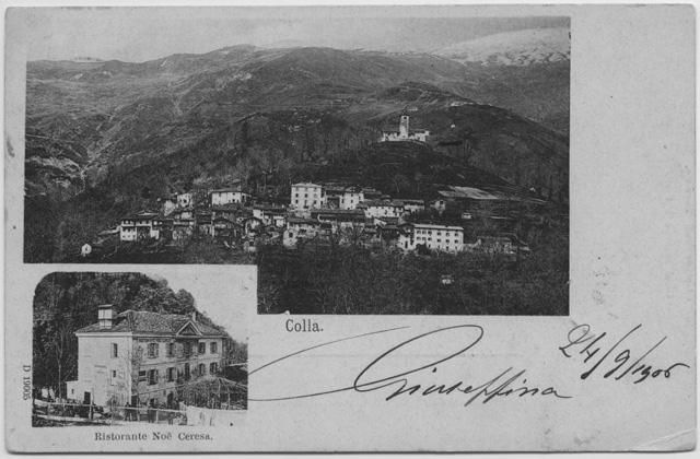 Cartolina postale di Colla