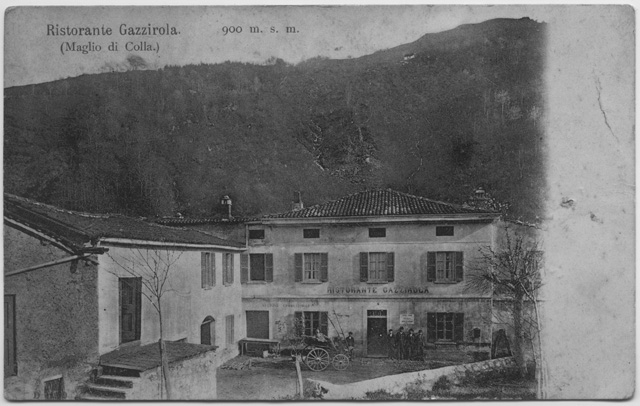 Il Ristorante Gazzirola a Maglio di Colla