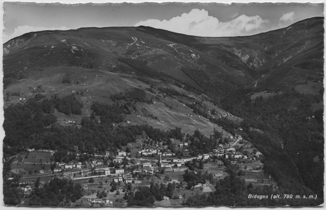 Cartolina di Bidogno