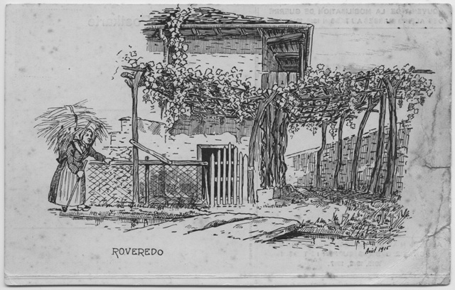 Cartolina illustrata di Roveredo