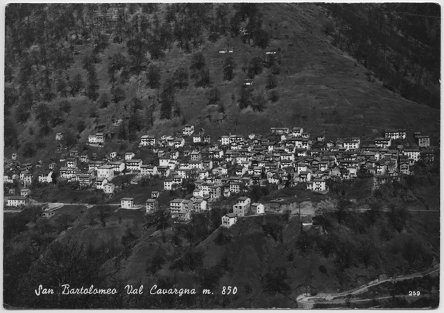 Cartolina di San Bartolomeo di Cavargna