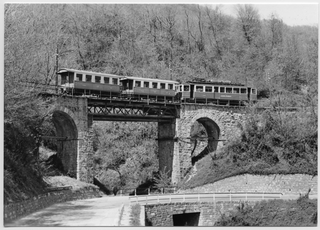 Cartolina della ferrovia Lugano-Tesserete
