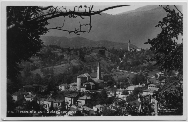 Cartolina di Tesserete e Sala Capriasca