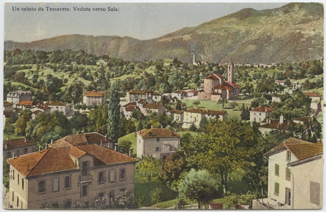 Cartolina illustrata di Tesserete