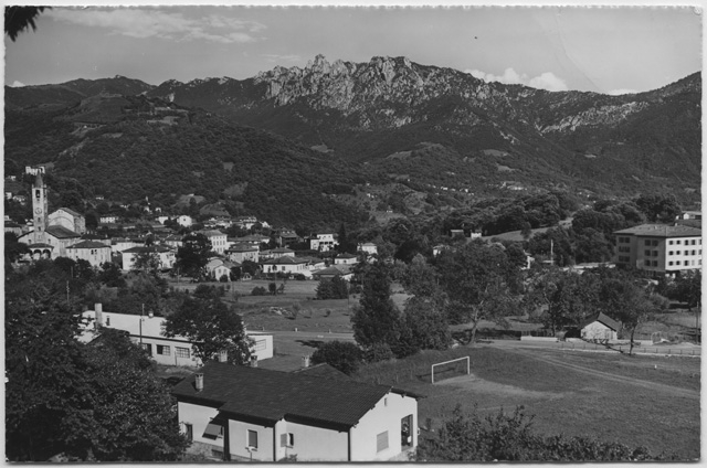 Cartolina di Tesserete con i Denti della Vecchia