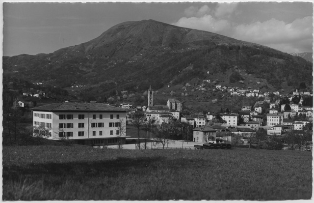 Cartolina di Tesserete con la Caserma